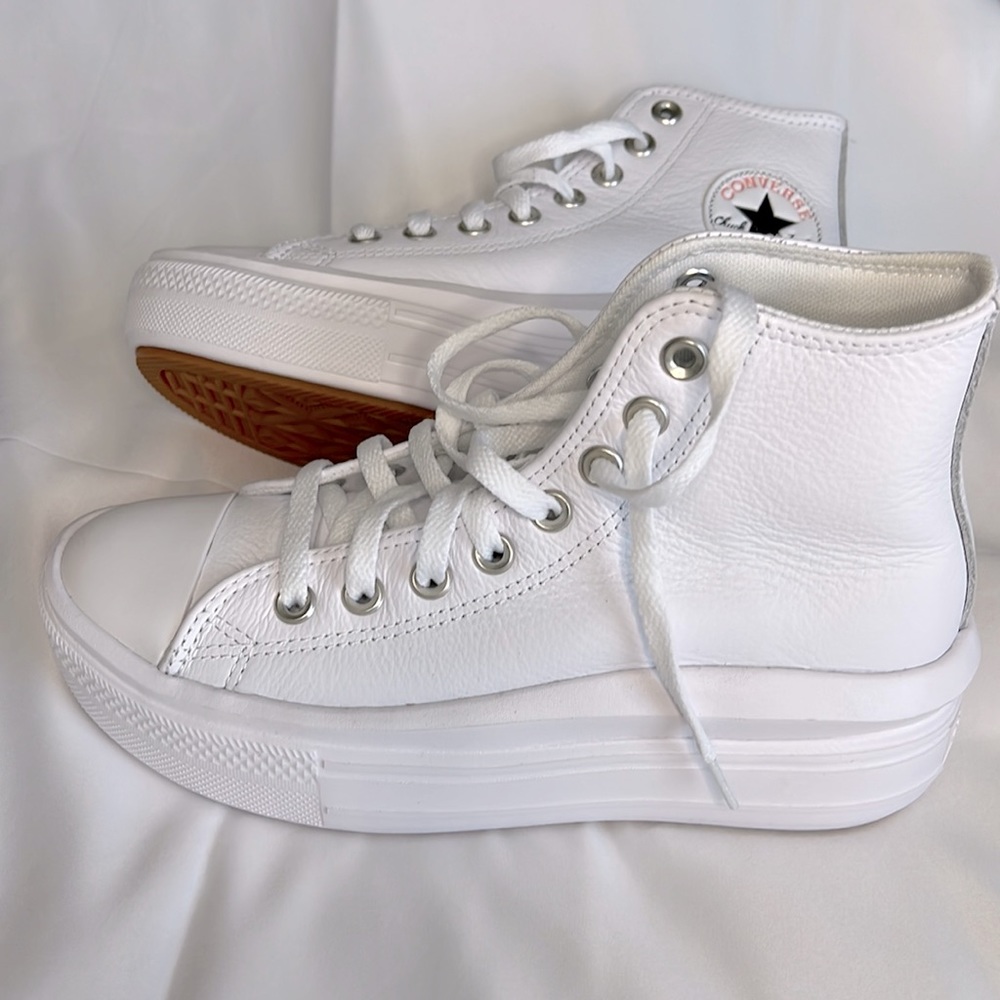 High-top platform converse